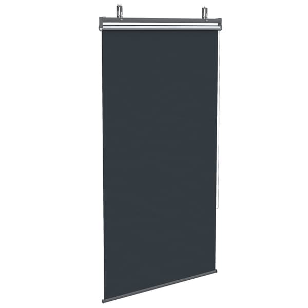 Vertikalmarkis, 124x222 cm, Mörkgrå