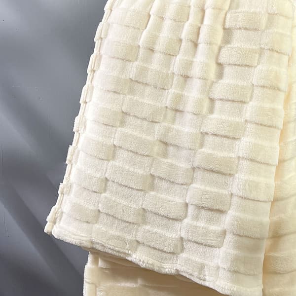 Peitto 200x230 cm valkoinen polyesteri