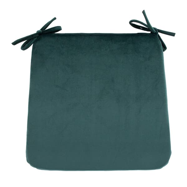 Stolpude 39x39 cm Grøn Fløjl