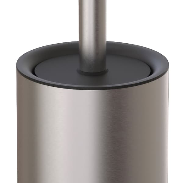 Toiletbørsteholder, 36,5x10x10 cm, Sølv, Rustfrit stål, Kodustaar