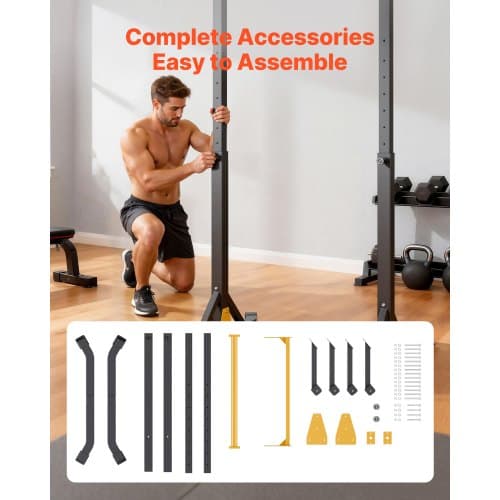 Pull Up Bar, 103x120x218 cm, Stål, Justerbar, Träningsutrustning