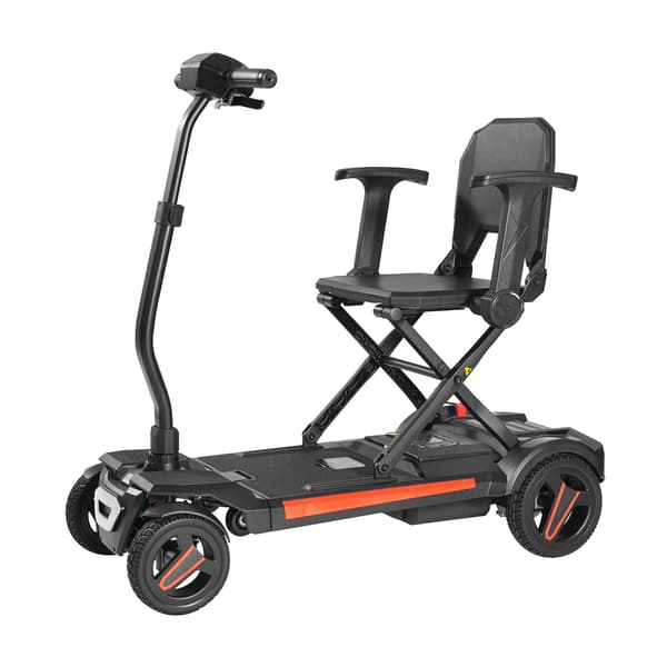 Elektrisk mobilitetsscooter, 97x57x81 cm, Sort, Sammenklappelig
