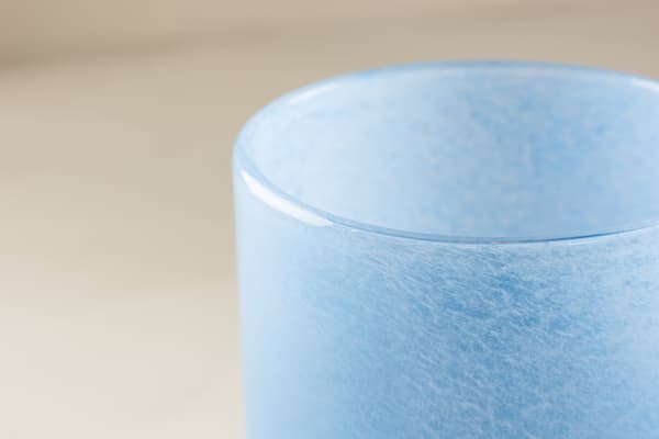 Lanterne Glora 12x12 cm Blåt Glas