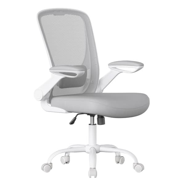 Kontorstol 53 cm Svart Ergonomisk Mesh