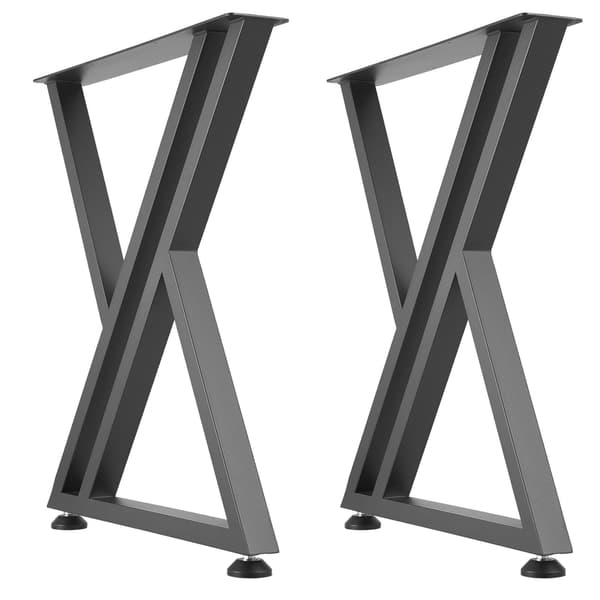 Bordben 74x61x60 cm Sort Stål