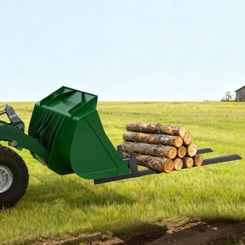 Pallelgafler, 149x23x8 cm, Sort, Stål