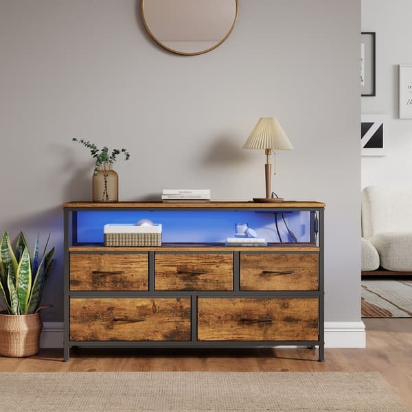 Sideboard 30x98,7x68,1 cm Brun-Svart träförvaring