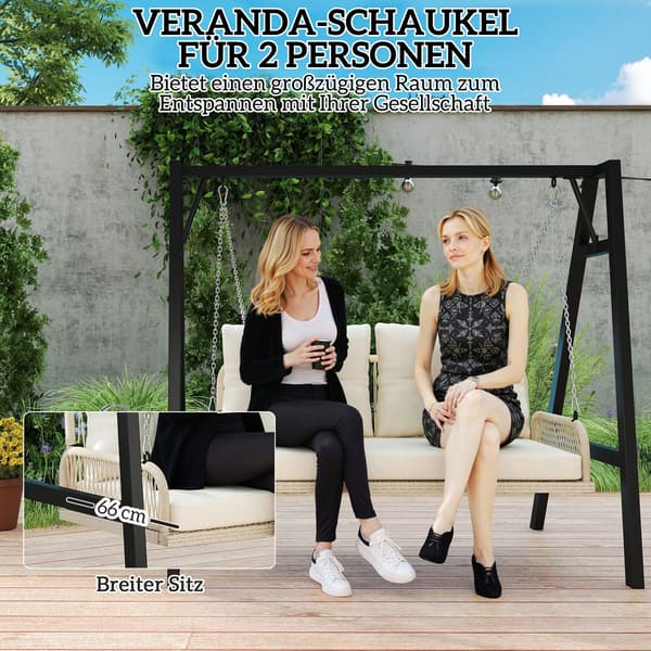 Verandagunga, 115x66x44 cm, Beige