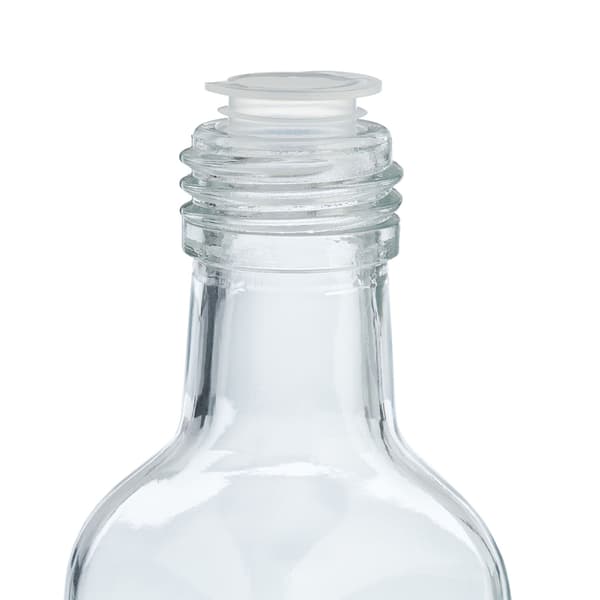Sæt med små flasker, 100 ml, sølv, transparent glas, Kodustaar