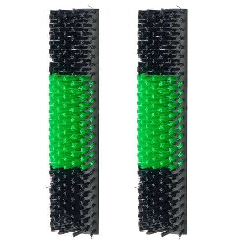 Karjaharja 2 kpl 430x190 mm vihreä/musta