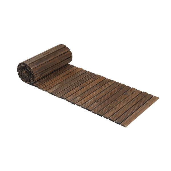 Træhavegang 366x56 cm brun