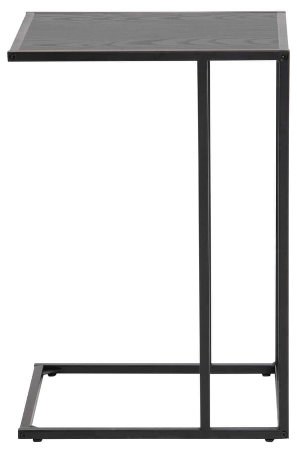 Bærbart bord til laptop 43x35x63 cm Sort metal