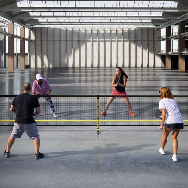 Pickleballnet-system, 674x60,5x92 cm, Sort Gul , Star
