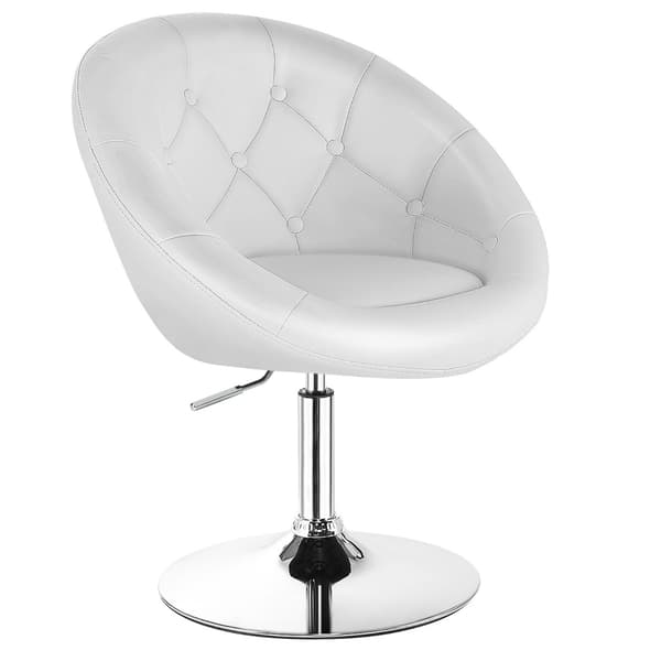 Drejestol, 64x56x77-92 cm, Hvid , Star
