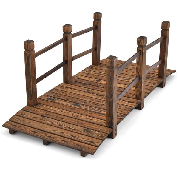 Garden Bridge 150x67x55 cm brun
