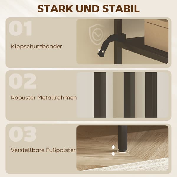 Konsolbord 55x30x85 cm Sort Metal