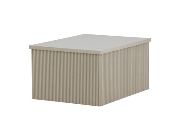 Sivupöytä Lenox 80x60x40 cm Beige MDF