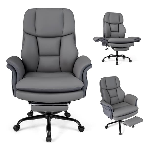 Kontorstol 25-45x30,5x46,5-49 tommer i grå