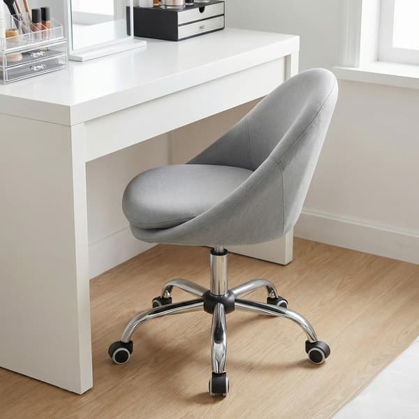 Kontorstol 60x60x80-90 cm Grå Justerbar