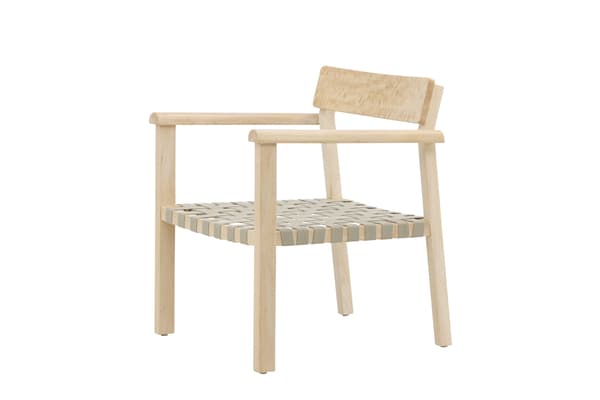 Nojatuoli Krois 57x38x62 cm Harmaa
