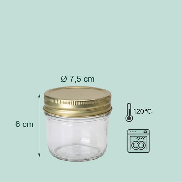 Jam-glas 120 ml Glas, Kodustaar