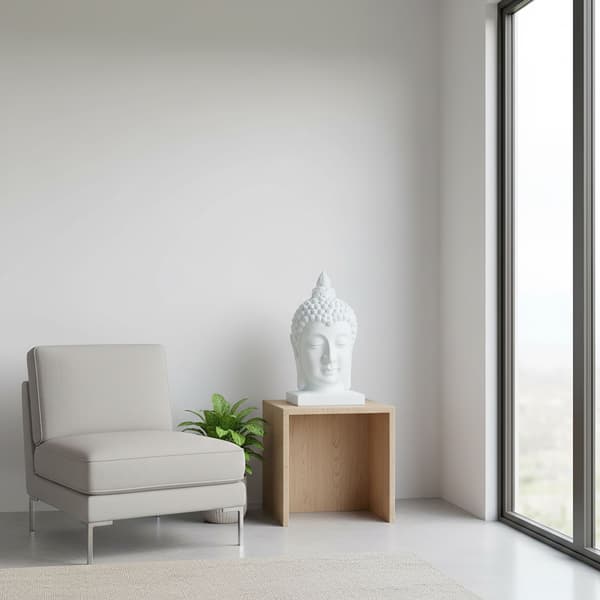 Buddhan pään patsas 60 cm, Kodustaar