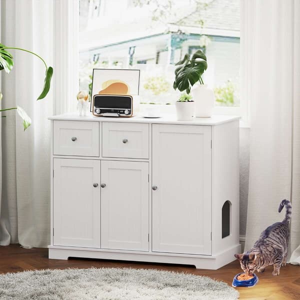 Kat Toiletskab, 100x45x80 cm, Hvid
