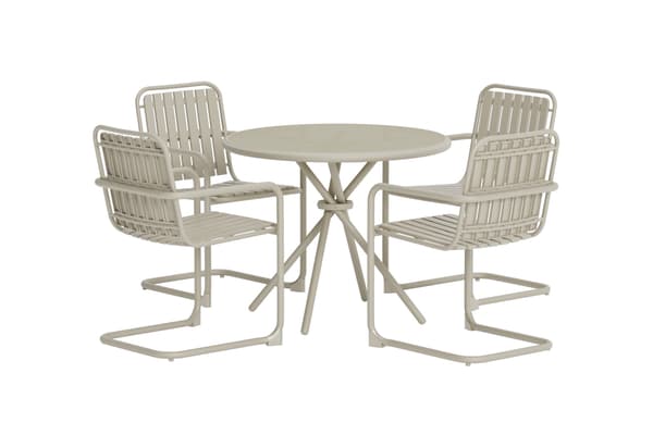 Spisebordssæt Chios Rund Beige