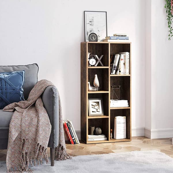 Bogreol 50x24x106 cm Brun Opbevaring