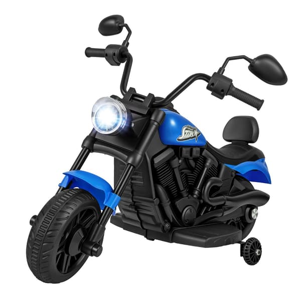 Elektrisk motorcykel til børn 79x58x56 cm blå