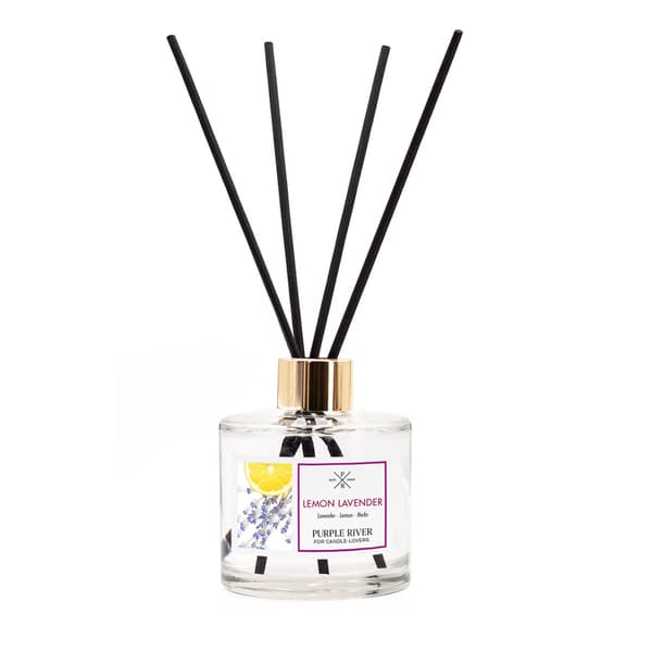 Duftpindesæt, 7x7x7 cm, Hvid, Glas, Kodustaar
