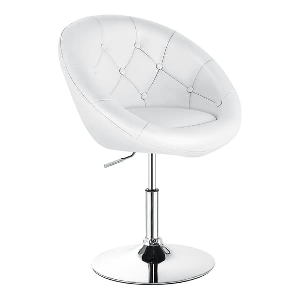 Drejestol, 64x56x77-92 cm, Hvid , Star