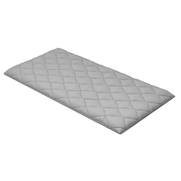 Tatami-måtte, 203,2x99,1x8,9 cm, grå, foldbar madras