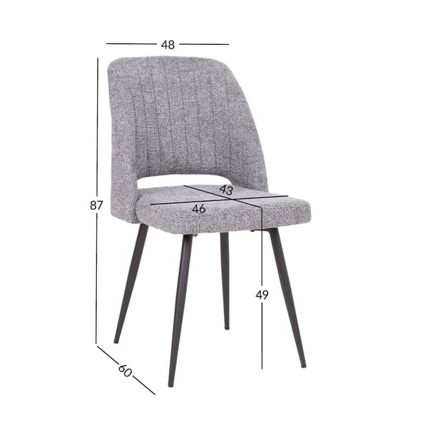 Stol Cintra 48x60x87 cm Grå
