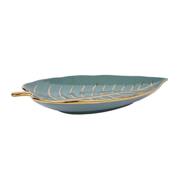 Tallrik LA LEAF 39,5x23 cm keramik