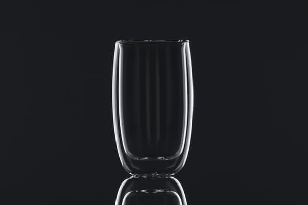 Kaffekop, Ria, 8x14 cm, Klar, Glas