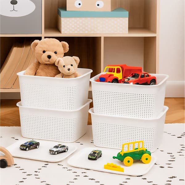 Förvaringslåda Set Set om 6 Plastförvaring, Kodustaar