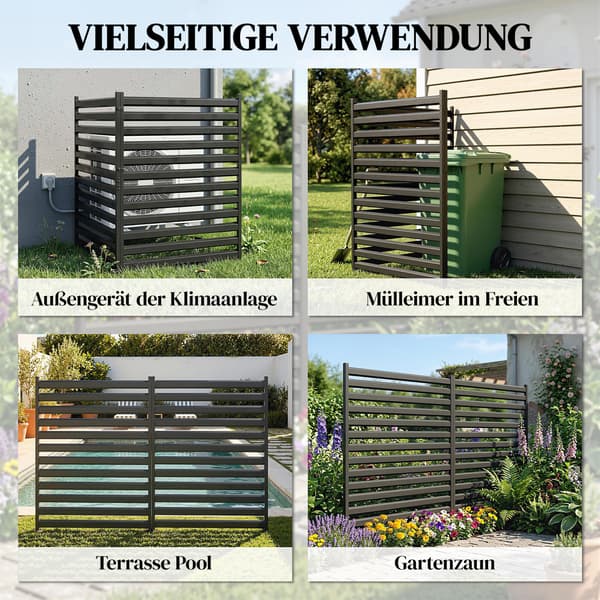 Havelåge 91x152 cm Sort Metal