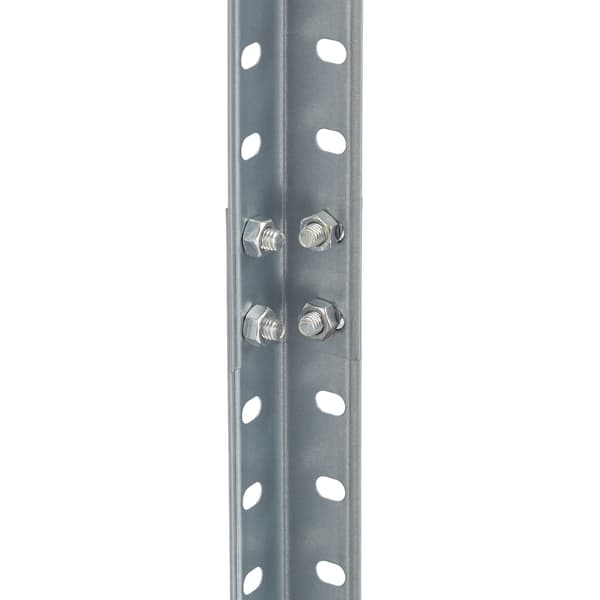 Hyllsystem 185x100x30 cm Silver Stål, Kodustaar