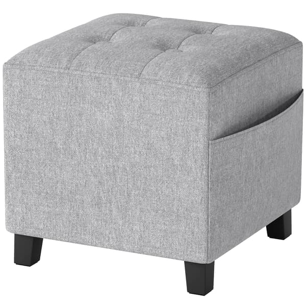 Ottoman 35x35x35 cm ljusgrå