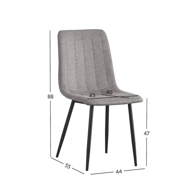 Stol 44x55x88 cm Ljusbrun