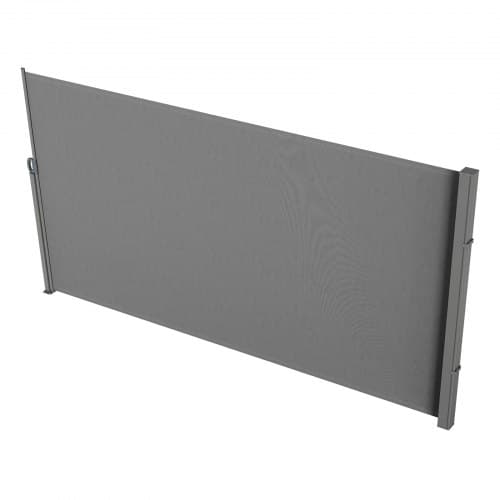Utdragbar sidomarkis, 160x300 cm, grå, polyester vattentät
