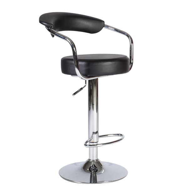 Barstol LEON 51x47x90-108 cm Sort