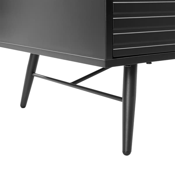 Garderobeskab PIXAR 100x56x175 cm sort