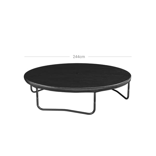 Trampolinskydd, 325 cm, Svart