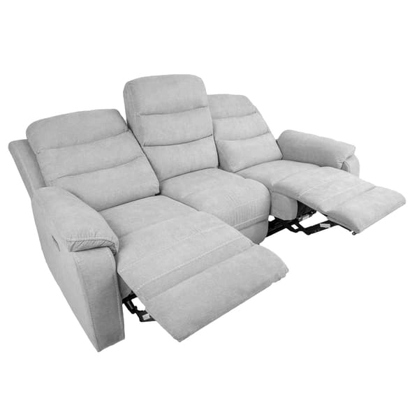 Lænestol Sofa MIMI 208x93x102 cm Lys Grå Stof