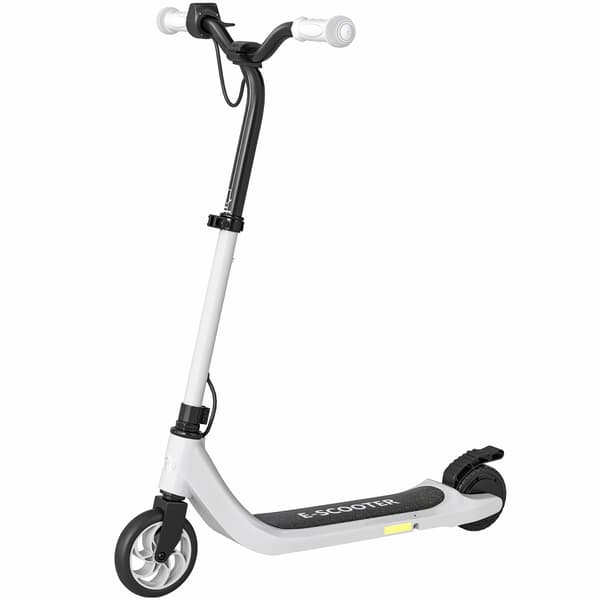 E-scooter 76x53x90/95 cm svart/vit