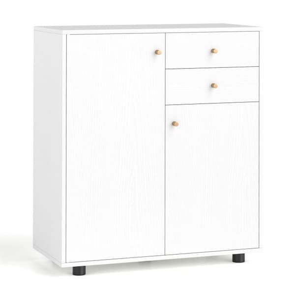 Sideboard Buffé Skåp 74x35x85.5 cm Vit, förvaring , Star