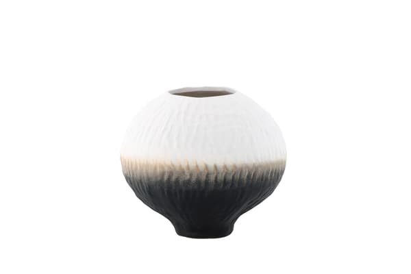 Vase 24x21 cm Beige Keramik