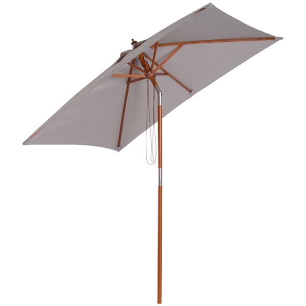 Parasol, 200x150x235 cm, Grå